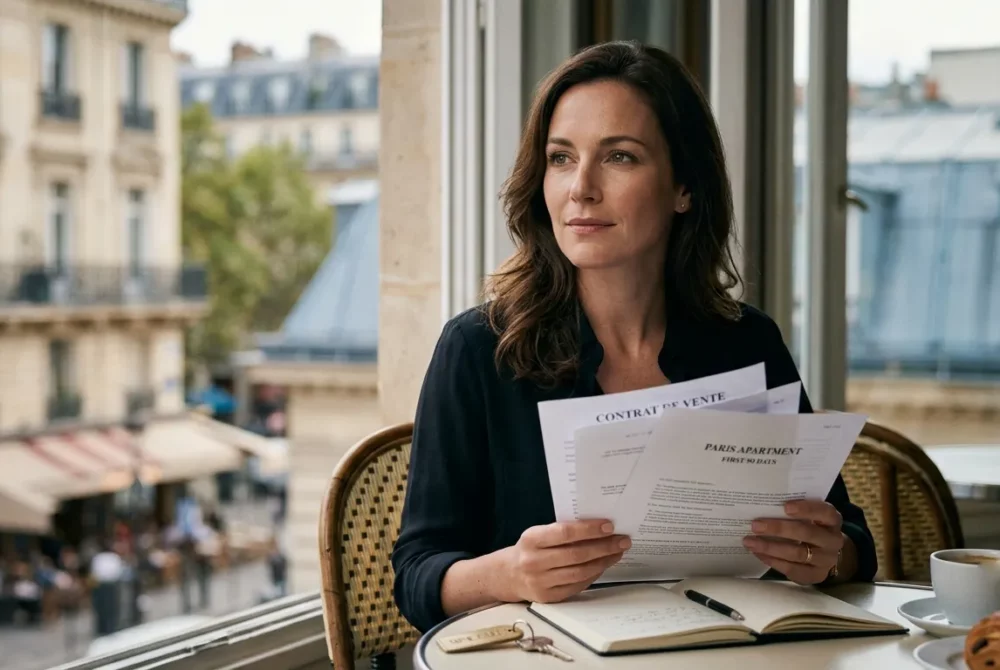 First 90 days buying Paris apartment abroad